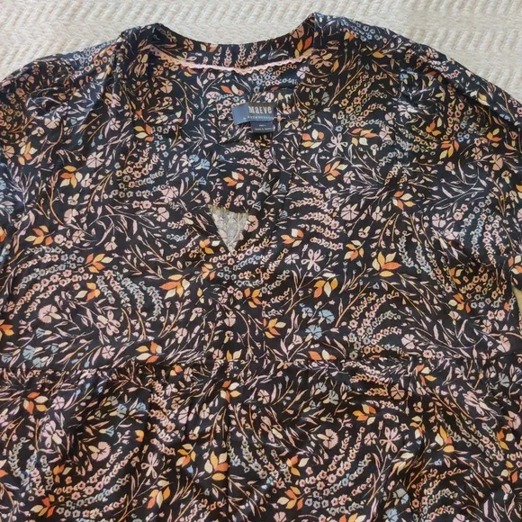 Anthropologie Maeve Fall Leaves Tunic Dress Size Small - Picture 2 of 8